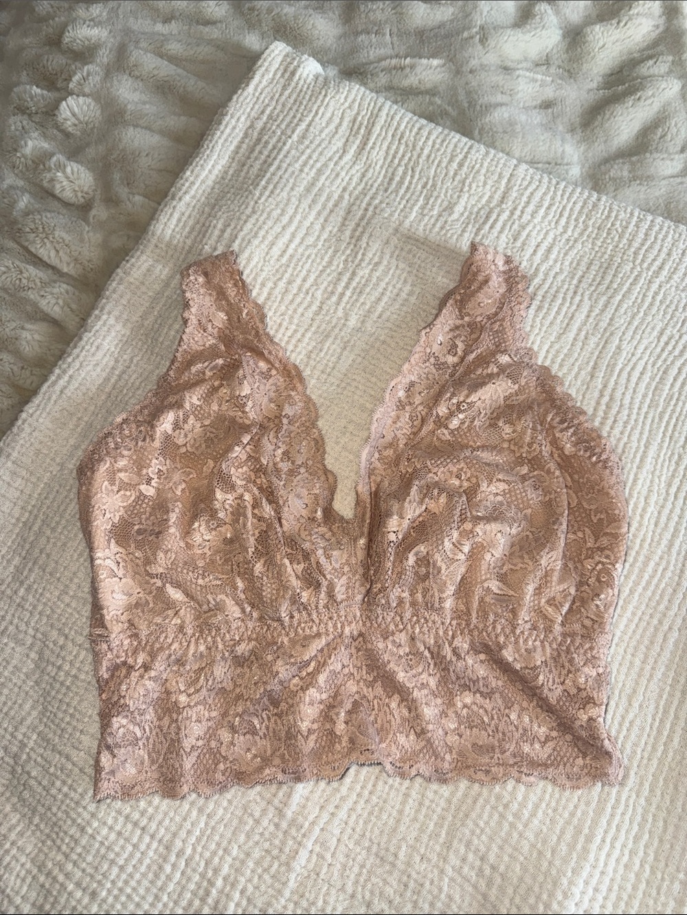 Cosabella Lace Bralette in Dusty Rose